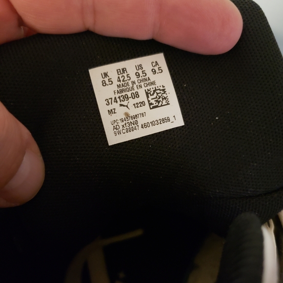 Puma backcourt mid Men's Sneakers - size 9.5 - Picture 5 of 5